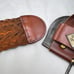CAbi Braided Leather Belt Wide Boho Western Buckle Accent Brown Women's M