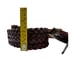 CAbi Braided Leather Belt Wide Boho Western Buckle Accent Brown Women's M