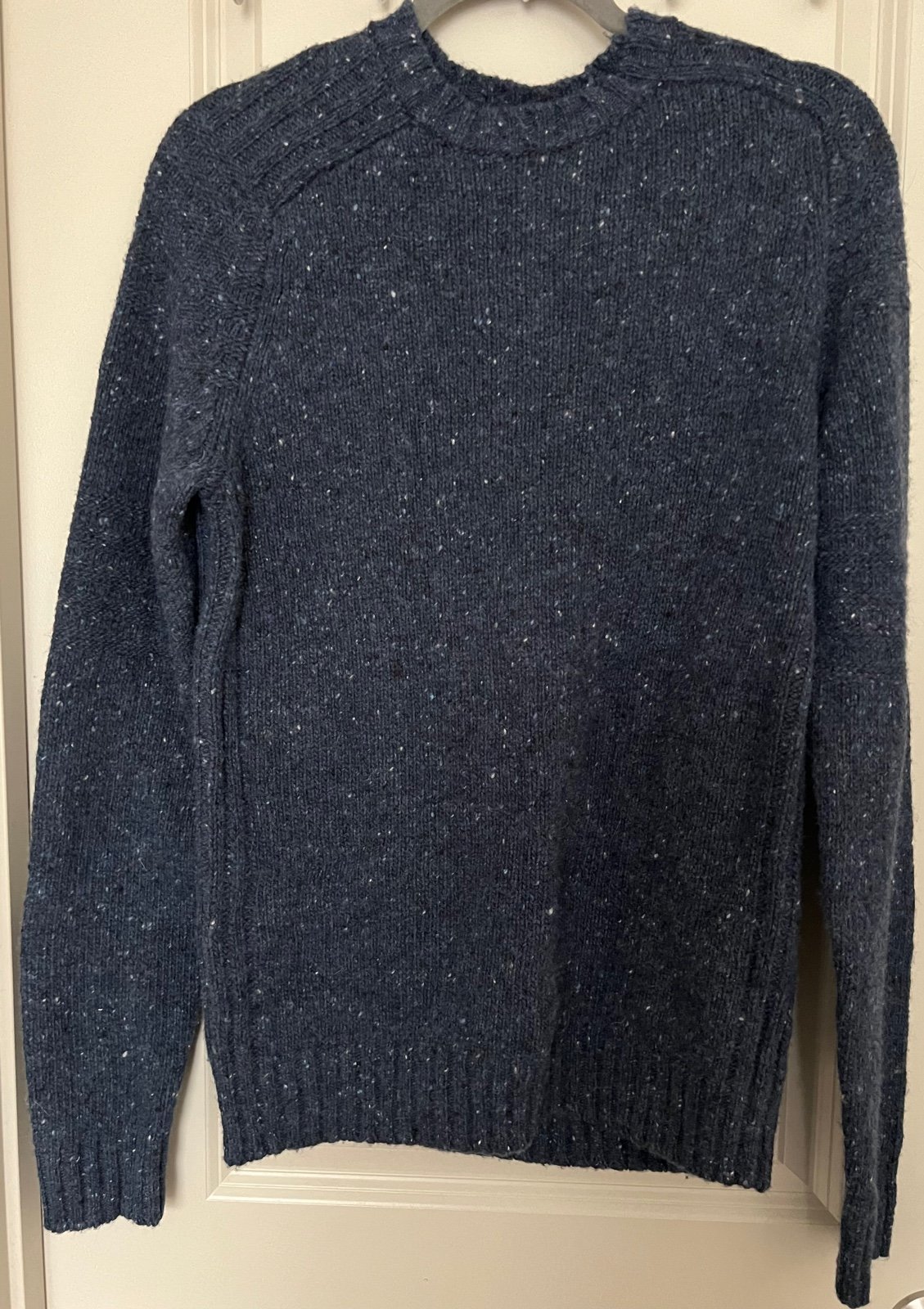 New Life After Denim Blue Crew Sweater Medium