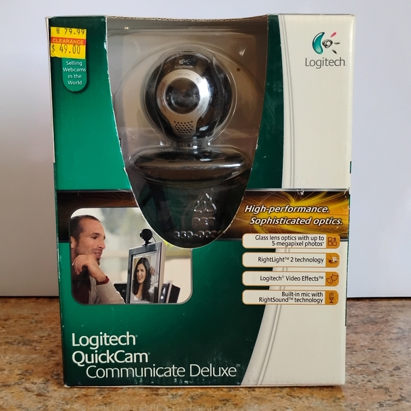 Logitech Quick Cam Communicate Deluxe-Brand New in Open Box