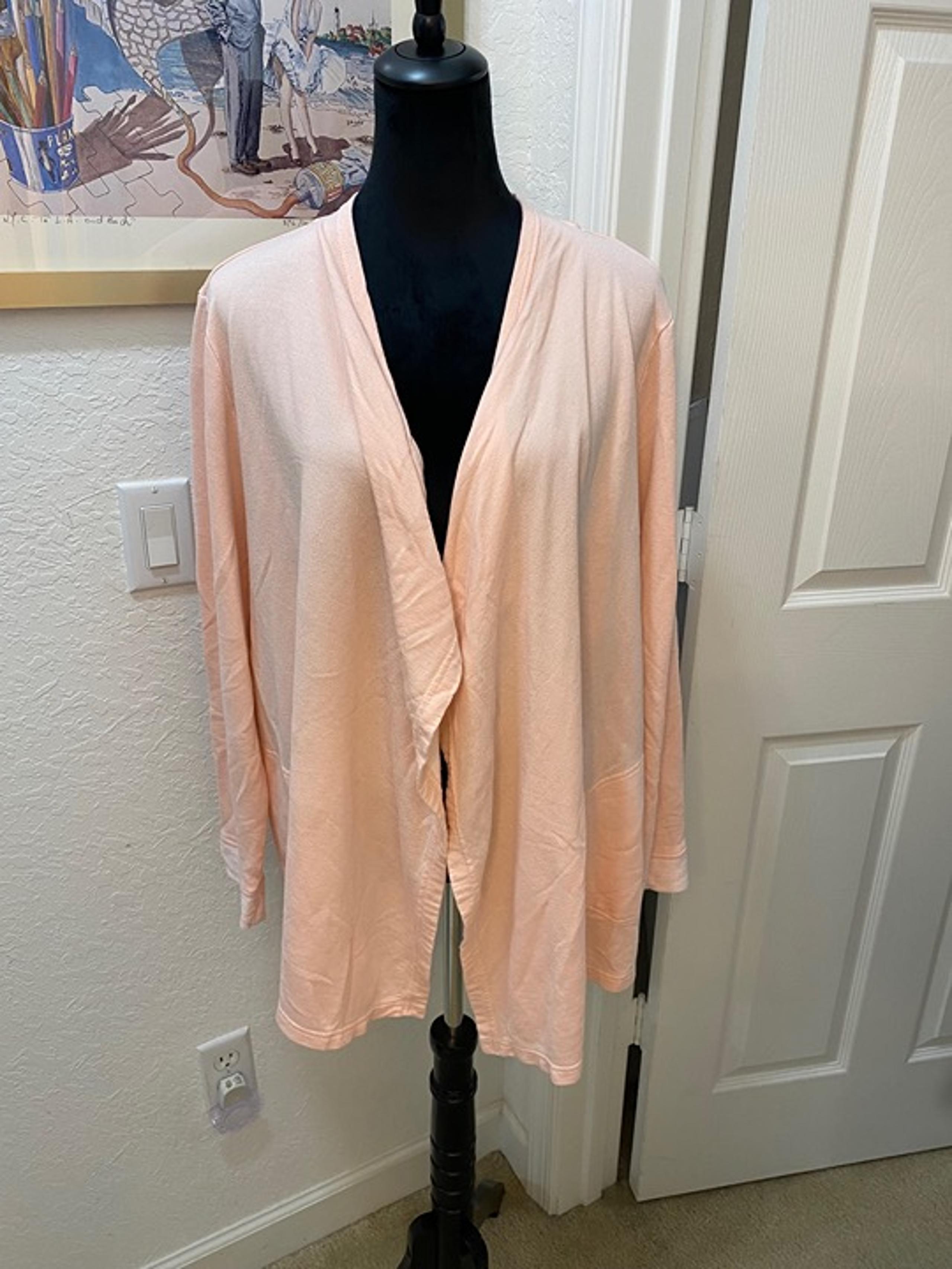 Fresh Produce Cardigan, Powder Pink, Size: XL