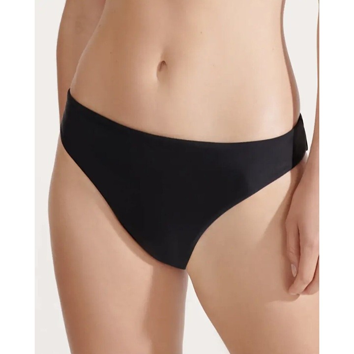 Veronica Beard Marau Bottom Black Bikini Bottoms Size Medium NWTO