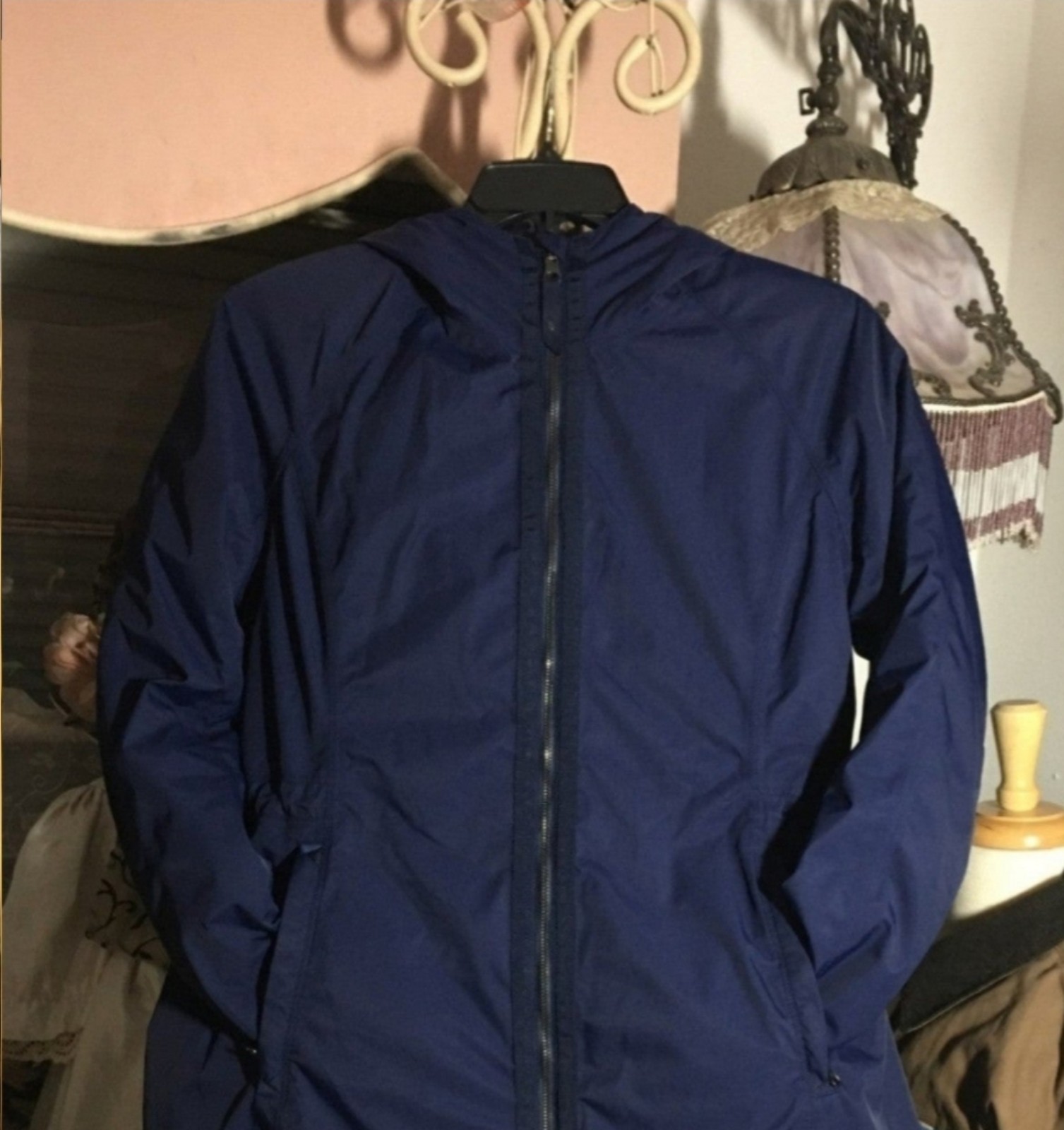 SIZE 10 LULULEMON NAVY BLUE 3 IN 1, 2 PIECE COAT JACKET