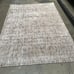5'3 x7'6 Feet Viscose Wool Handmade Natural Dark Beige Grey Faux Silk Area Rug