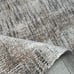 5'3 x7'6 Feet Viscose Wool Handmade Natural Dark Beige Grey Faux Silk Area Rug