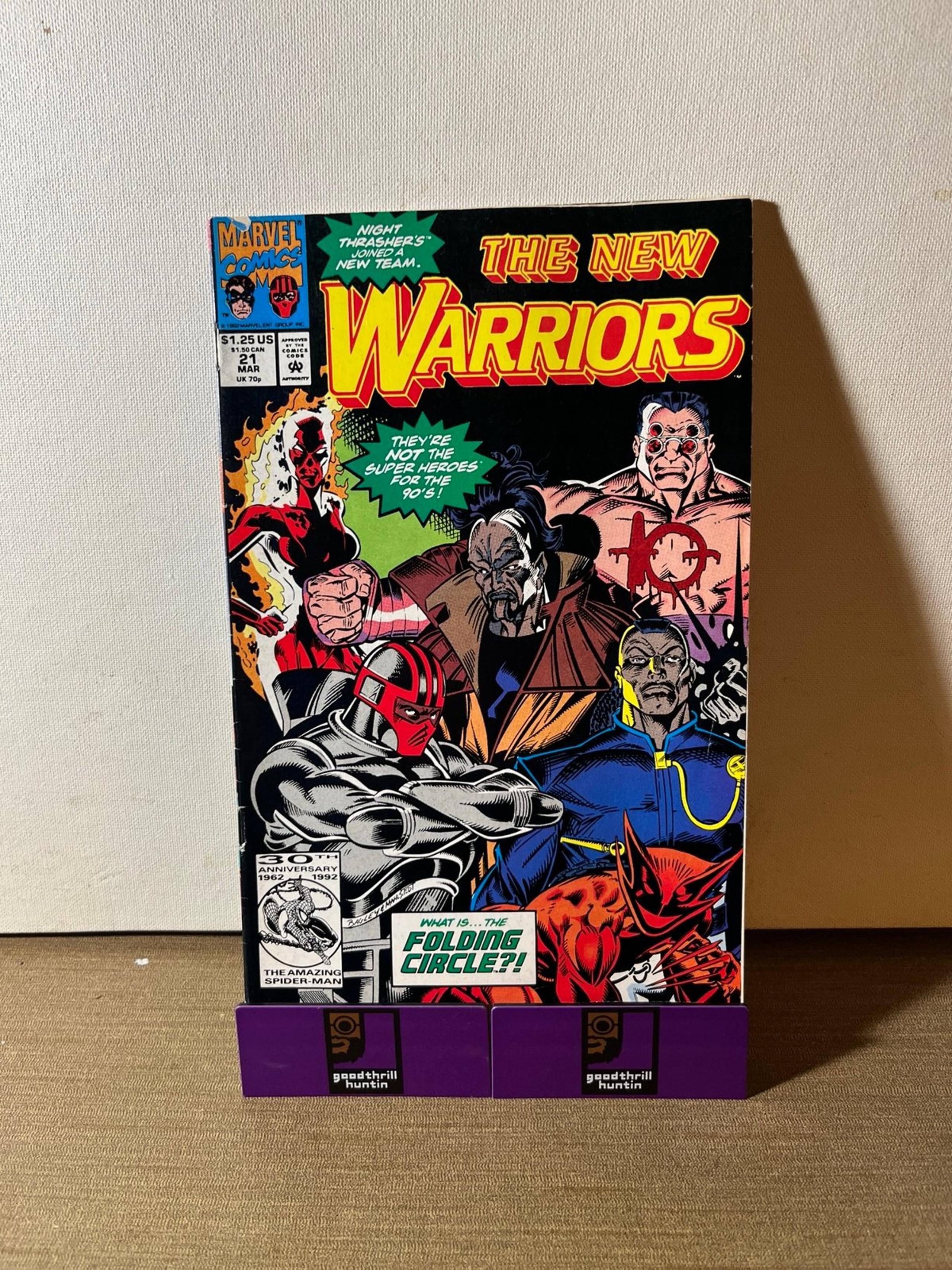 Marvel Comics - The New Warriors #21 March 1992