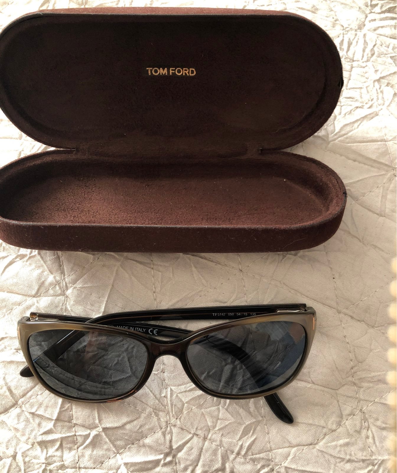 TOM FORD prescription glasses., tinted.