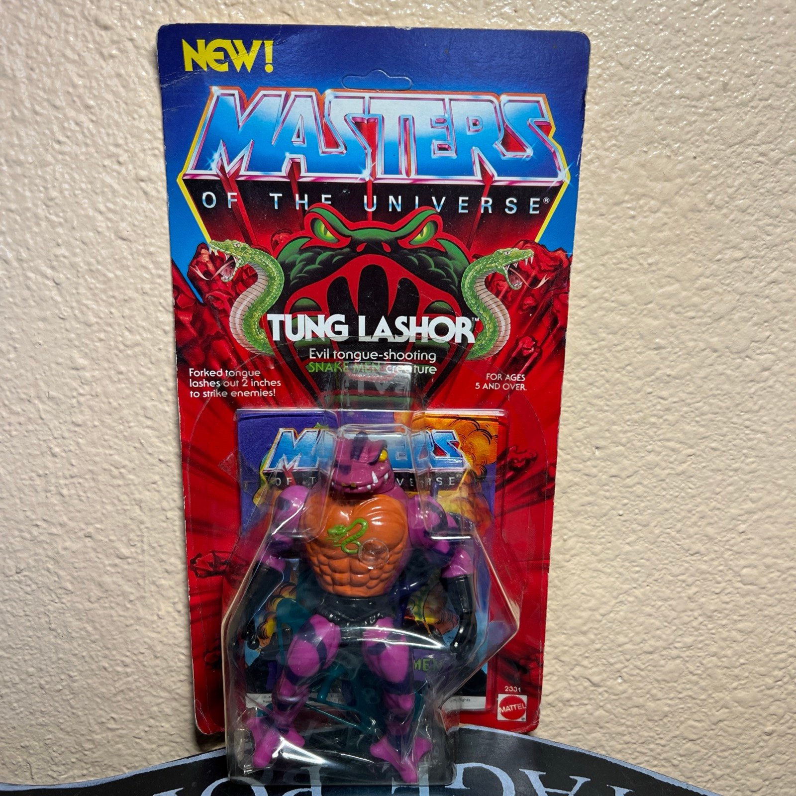 Vintage Masters Of The Universe TUNG LASHOR MOTU Mattel 1985 Sealed