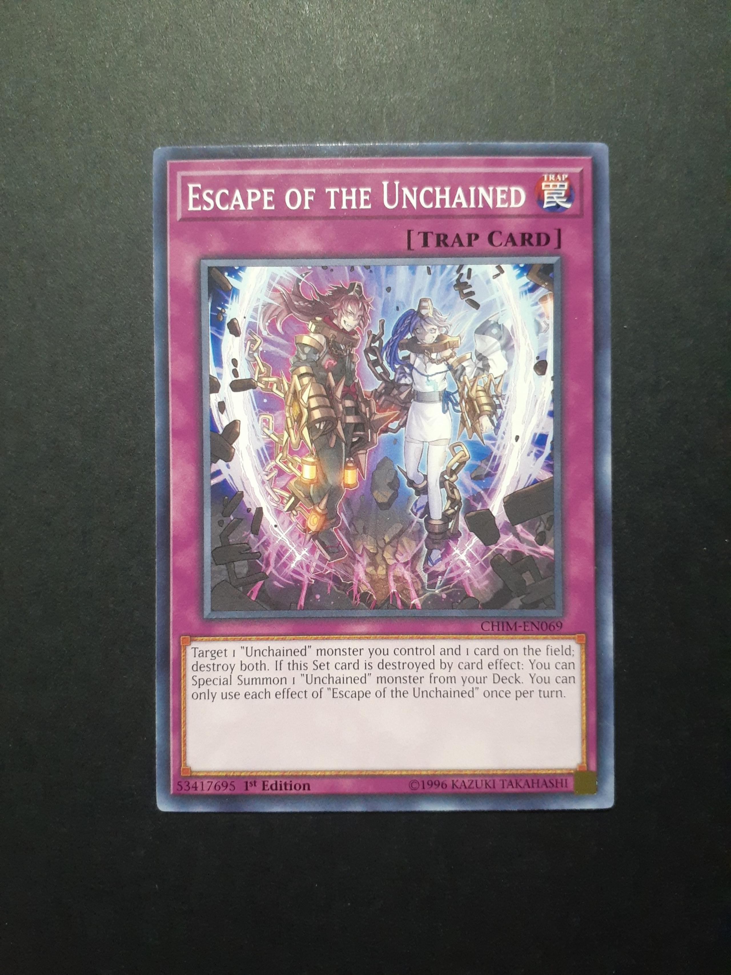 Yugioh! Escape Of The Unchained - CHIM-EN069 - 1st Edition - Common