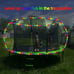 String Lights, 66ft 200 LED Christmas Lights Multicolor, Green Wire Twinkle Tree