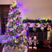 String Lights, 66ft 200 LED Christmas Lights Multicolor, Green Wire Twinkle Tree