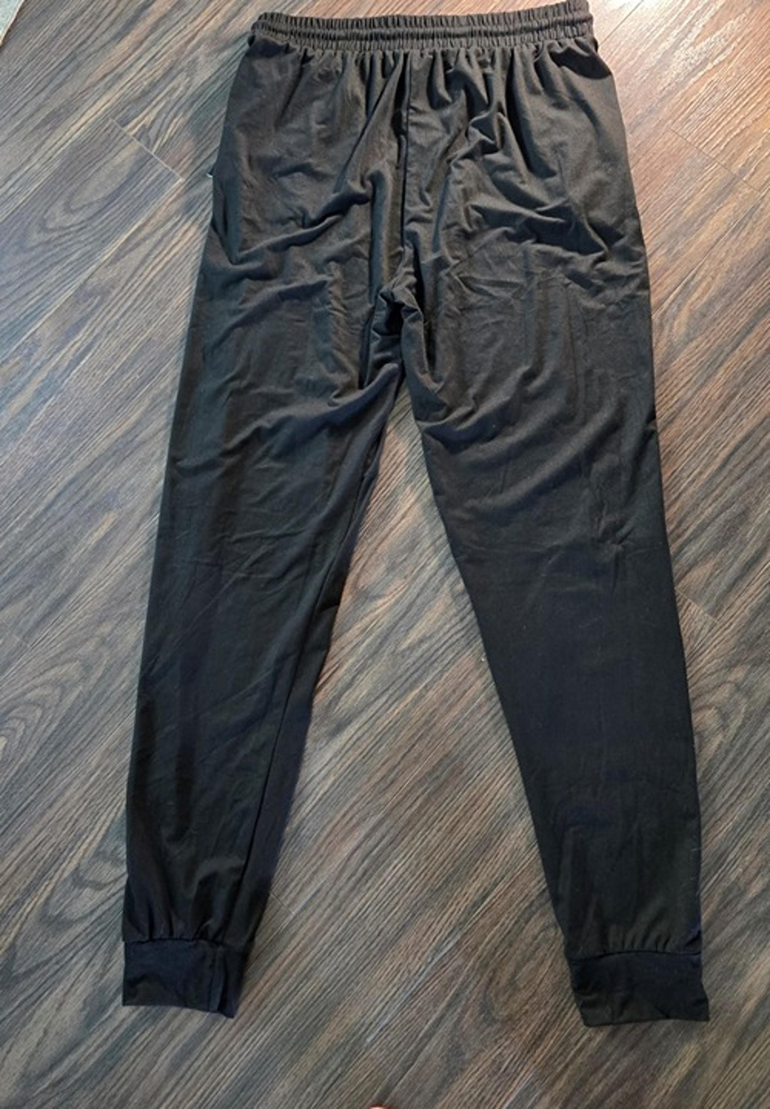 LEGGINGS DEPOT Polyester & Spandex Black Drawstring Leggings NWT/SIZE 1XL