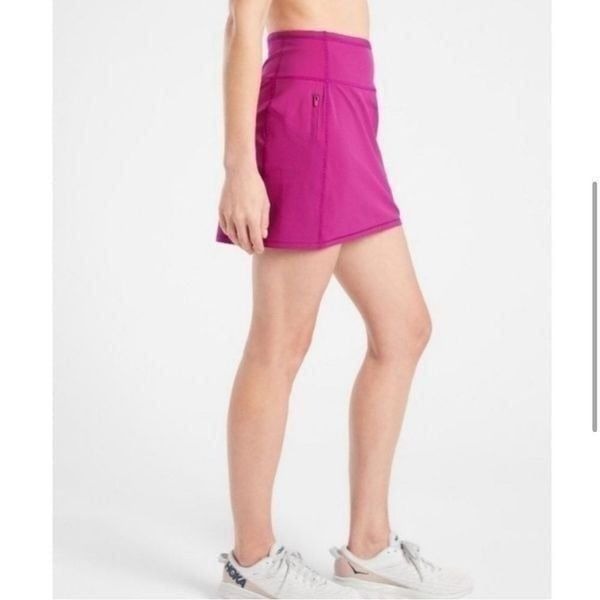 Athleta Women's Action Skort In Dobby Magnolia Purple NEW 1X