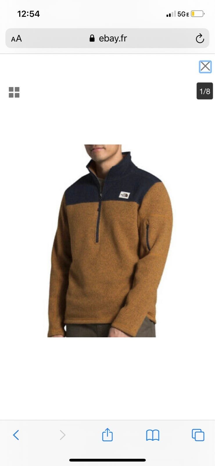 The North Face Men's Gordon Lyons ¼ Zip Pullover