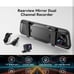 10 2.5k WiFi Smart Carplay Rear View Digital Mirror Backup Camera for Car
