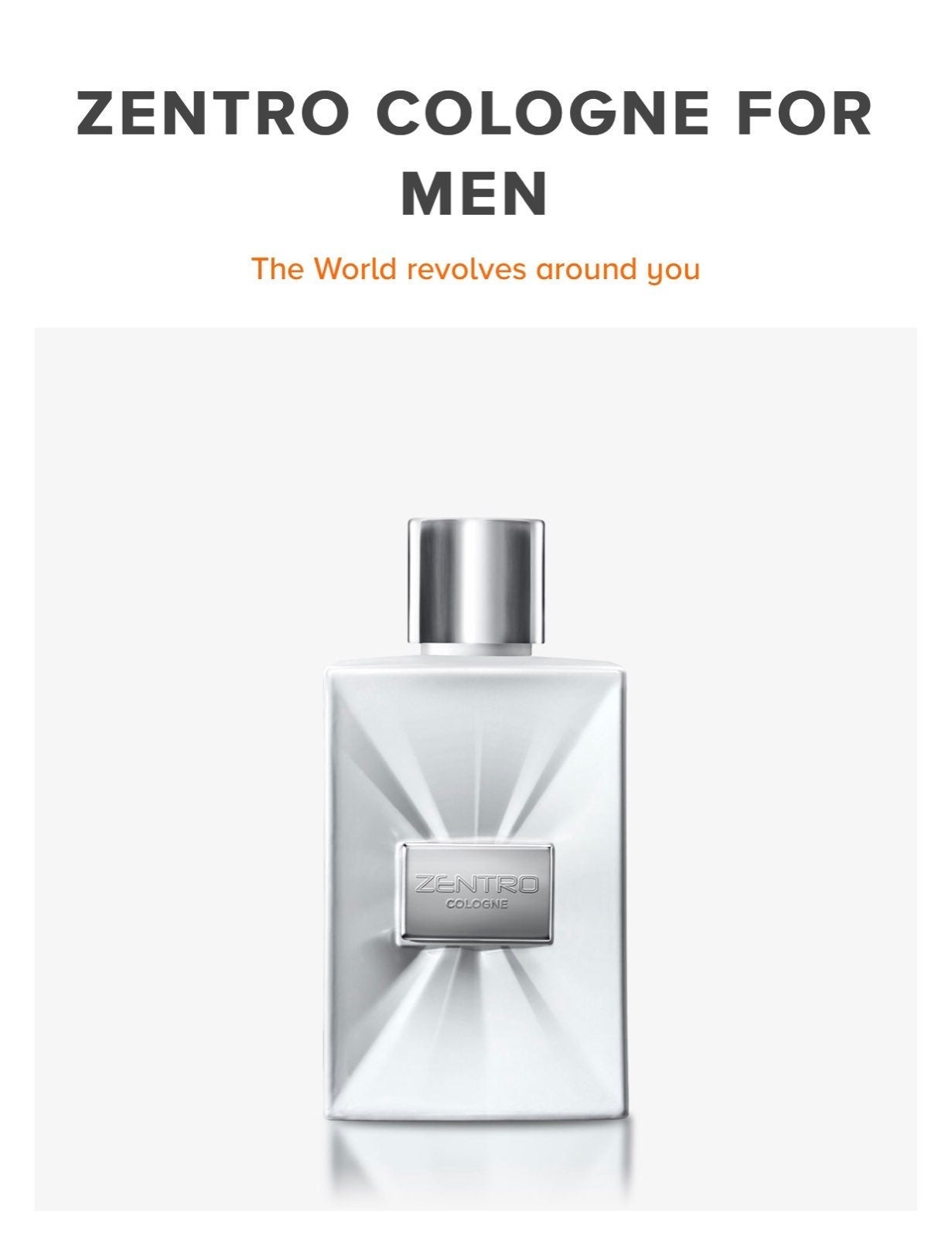 Amazon.com : Yanbal ZENTRO men's cologne : Beauty & Personal