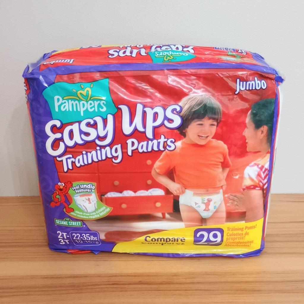 Vintage 2003 Pampers Jumbo Easy Ups Training Pants Elmo Sesame Street 2/3T 29 Ct