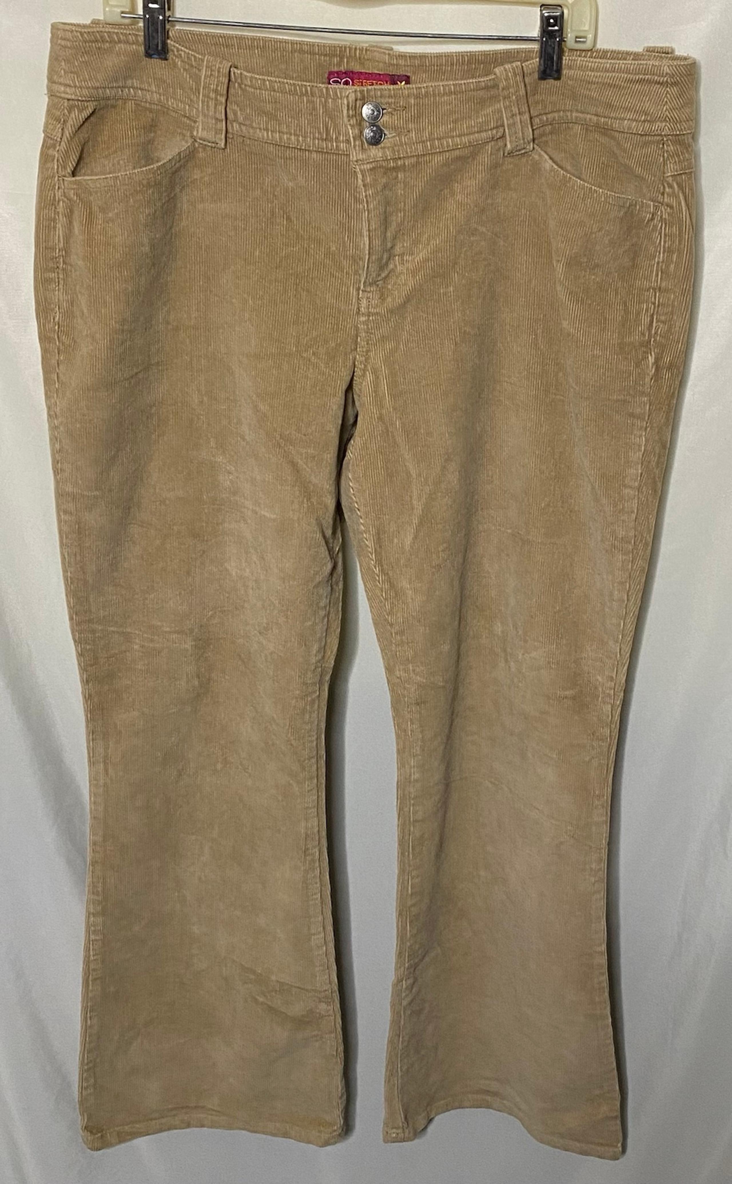 SO Stretch Corduroy Wide Leg Pants