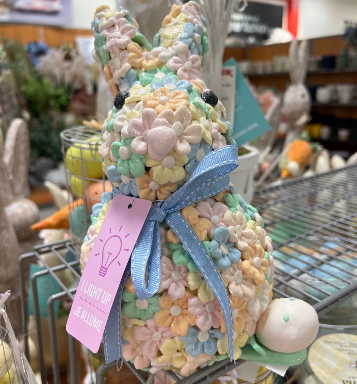 Light up Pastel Bunny Decor