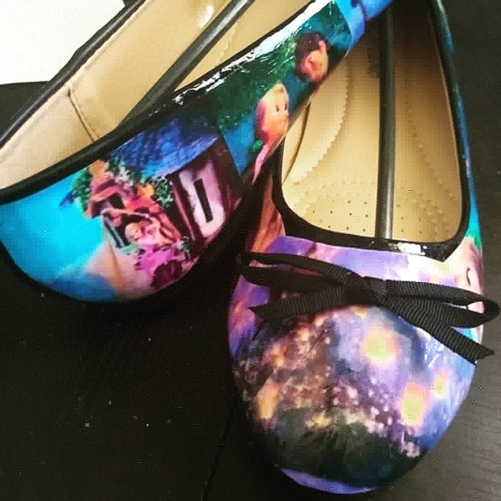 Tangled Rapunzel Disney Flats Size 8