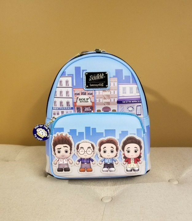 Loungefly POP Seinfeld Chibi Cast City Backpack NEW