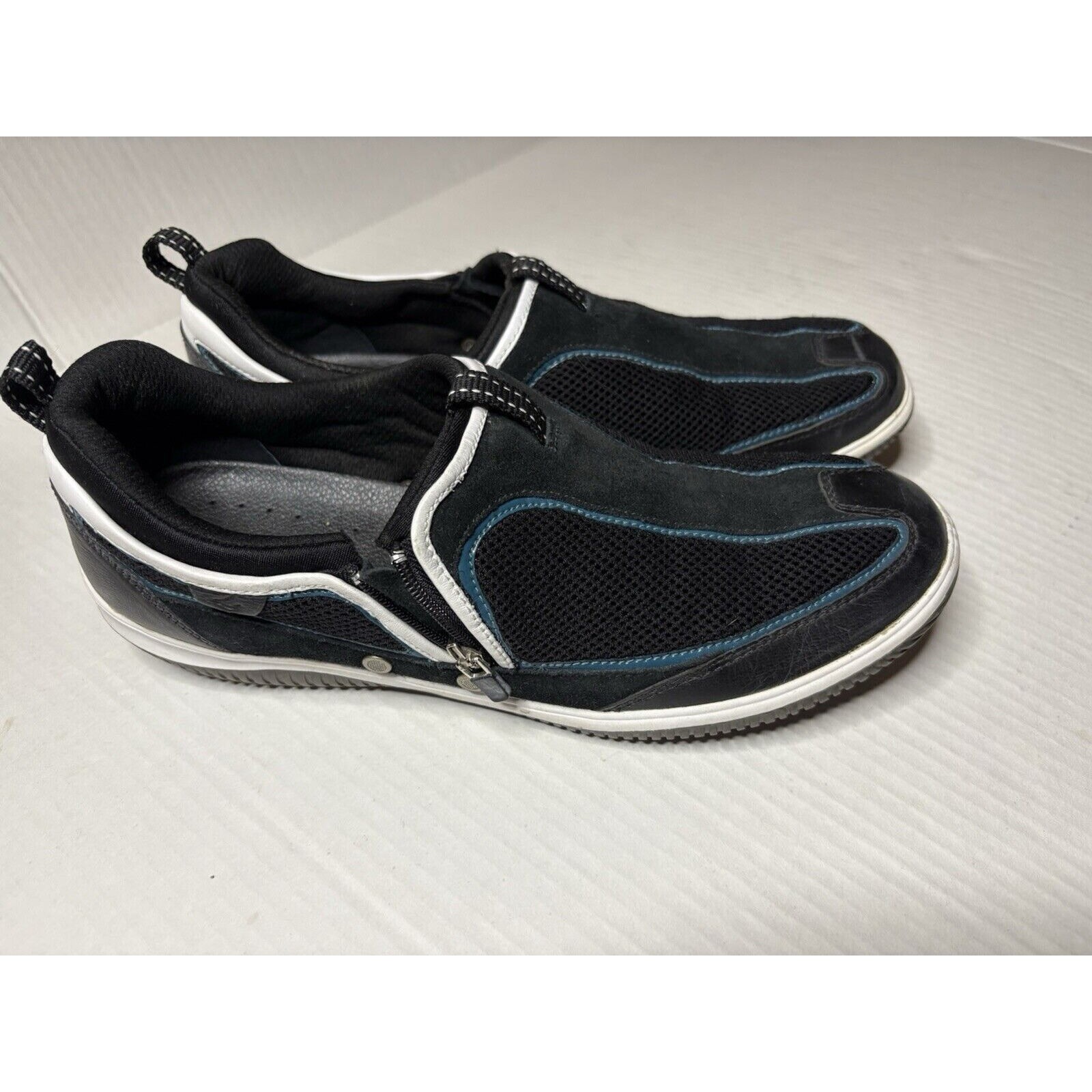 Sperry Top-Sider Women's 10 Get Wet Black and White Slip-on Comfort