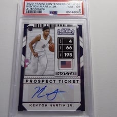 Kenyon Martin JR 2020-21 Panini Contend Draft Picks #121 Auto Rookie NM-MT PSA 8
