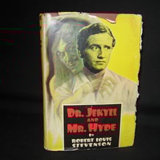 Dr Jekyll and Mr Hyde Robert Louis Stevenson c1940s Horror Movie Cover Hardcover