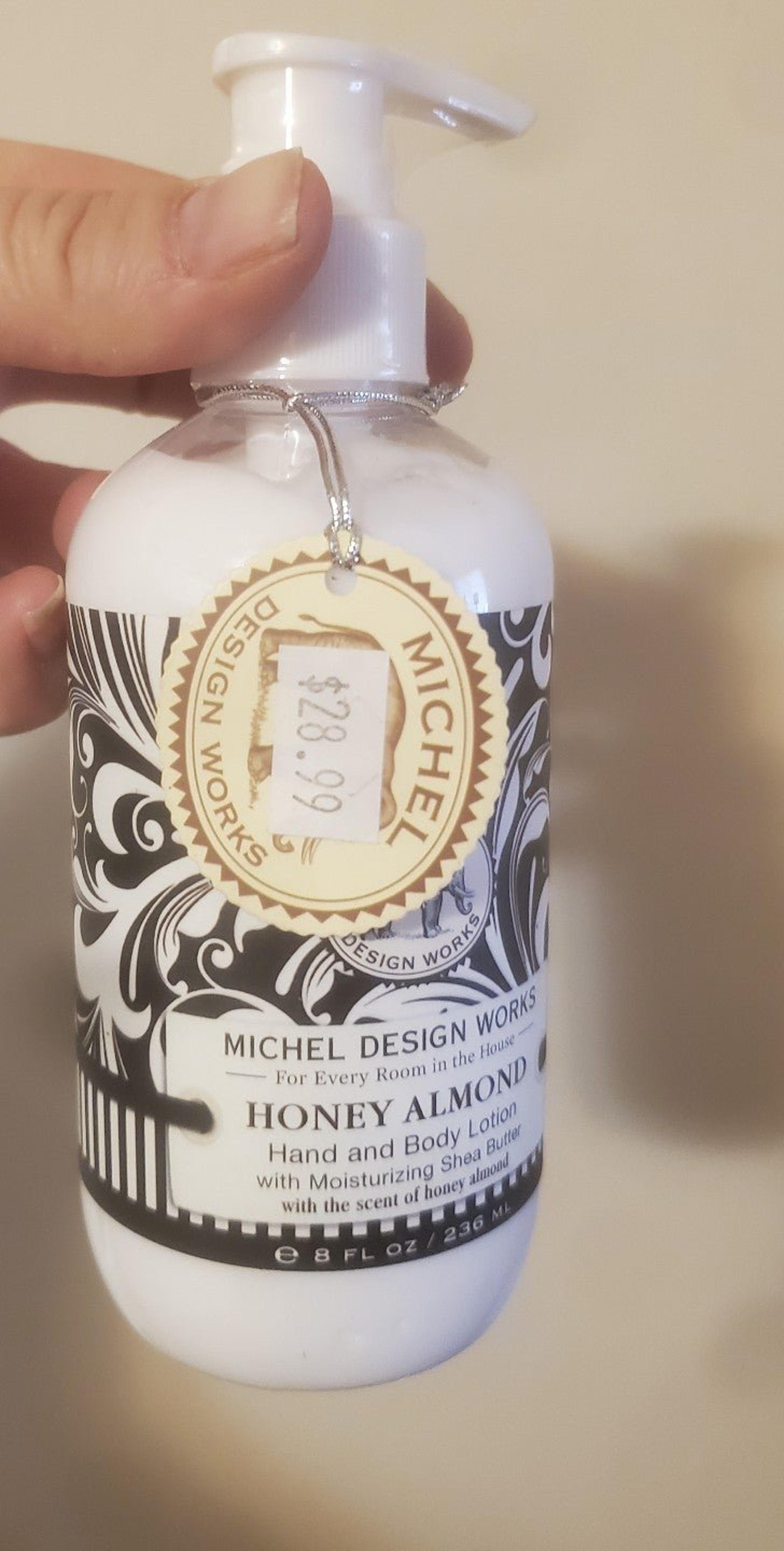 New Michel Design Works Honey Almond Hand and Body Lotion with Moisturizing Shea