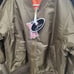 Large gold reversible Bomber Jacket