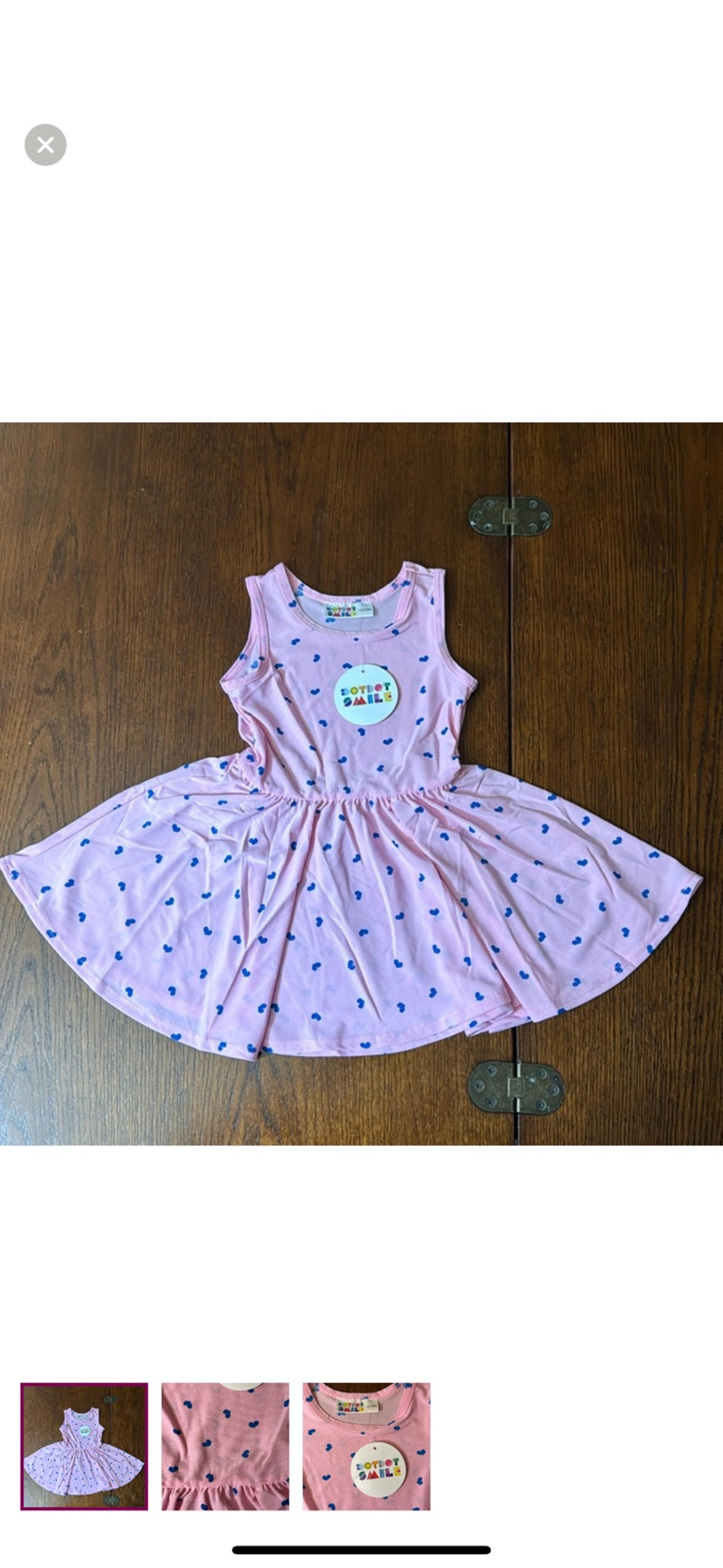 NWT Dot Dot Smile Baby Girl Dress