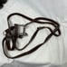 Tory Leather Jaeger Hands-Free Leather Dog Leash - Havana with Brass Hardware