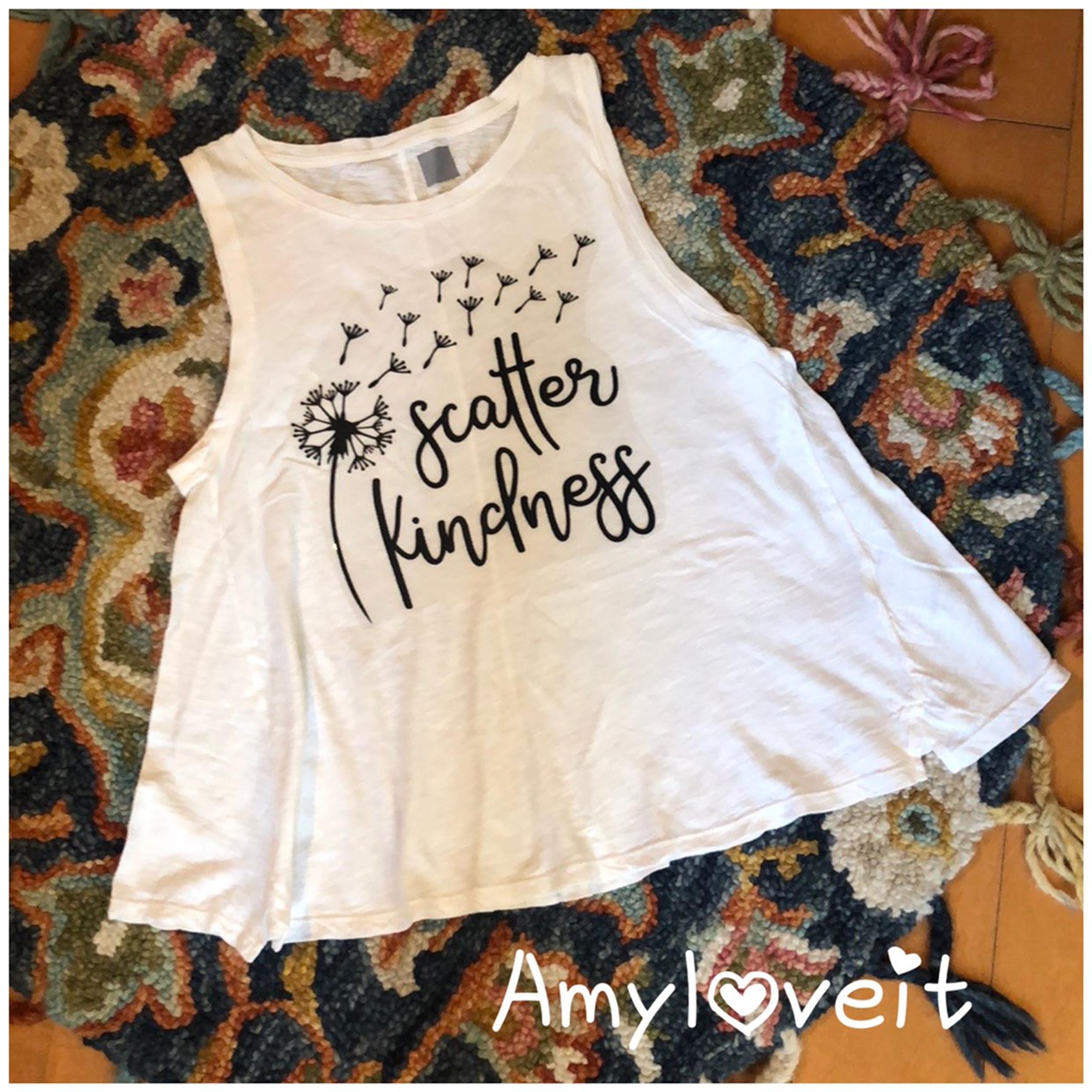 Scatter Kindness Swing Tank Top