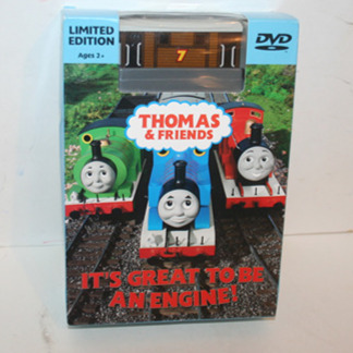 Thomas the Train DVD It's Great To Be An Engine / Wood Toby the Tram Bonus Pack