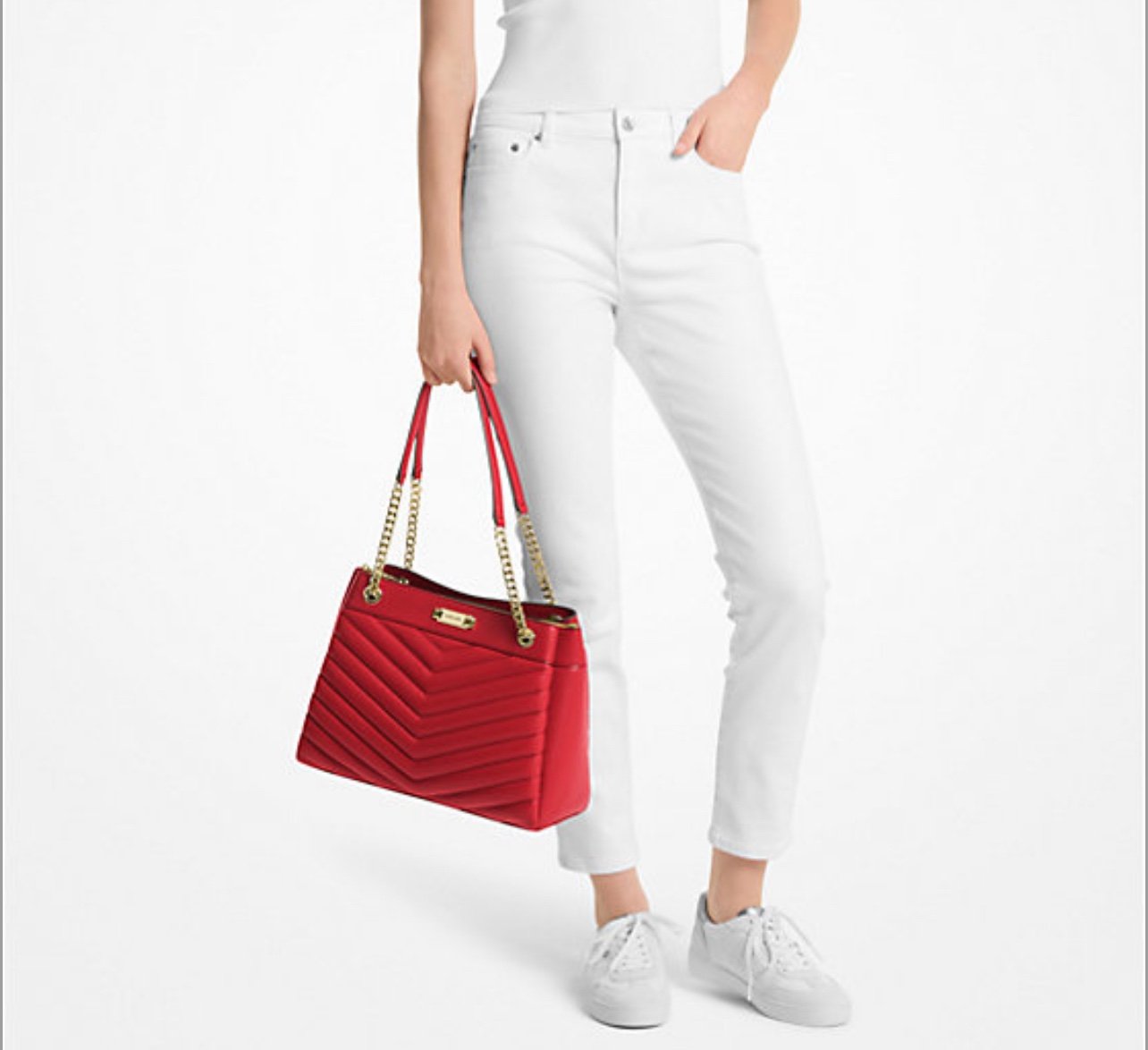 michael kors whitney red