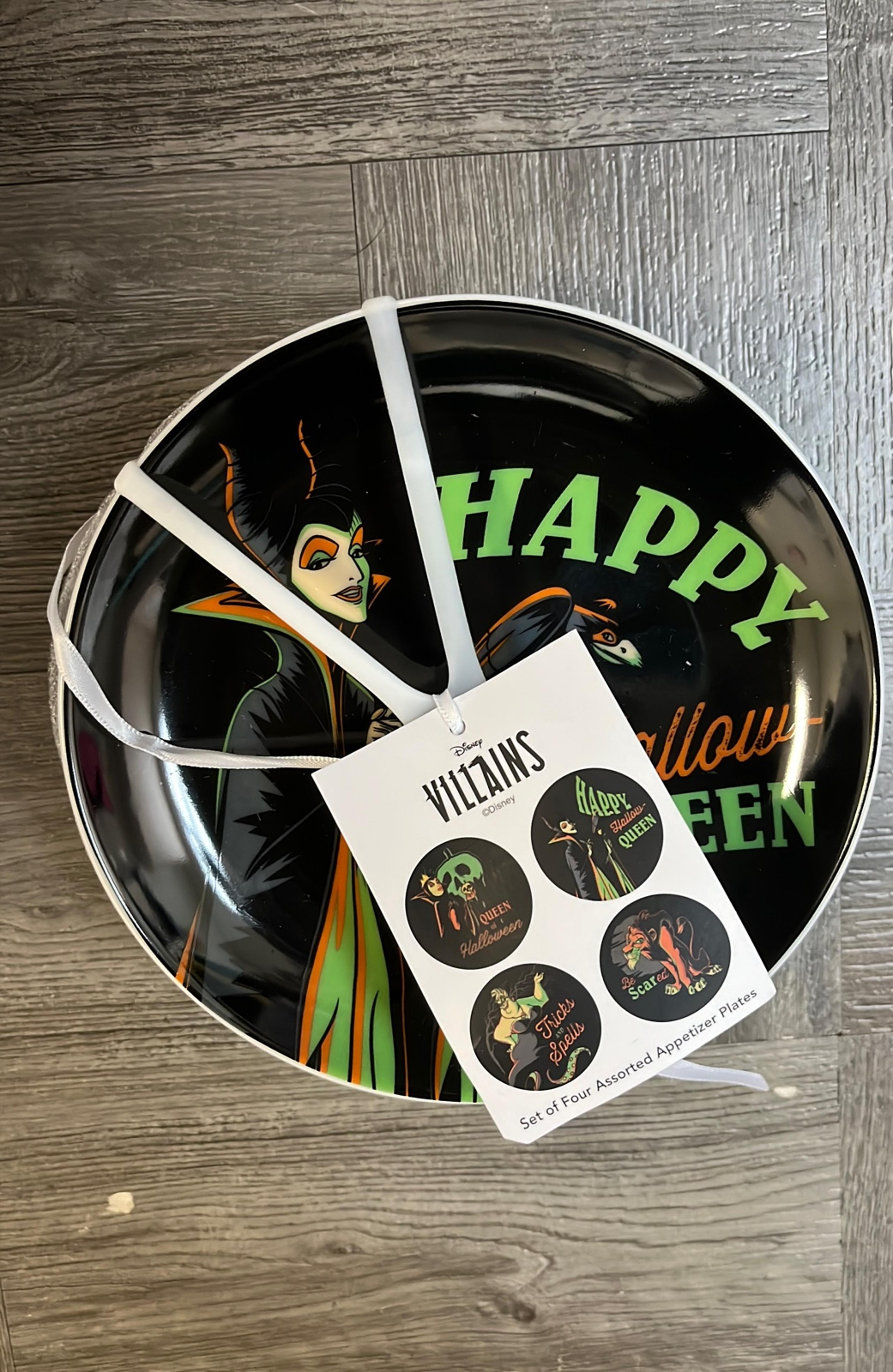 Disney Villan Appetizer Plate Set