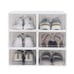 Shoe Storage Boxes 36 Pack Clear Plastic