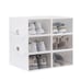 Shoe Storage Boxes 36 Pack Clear Plastic