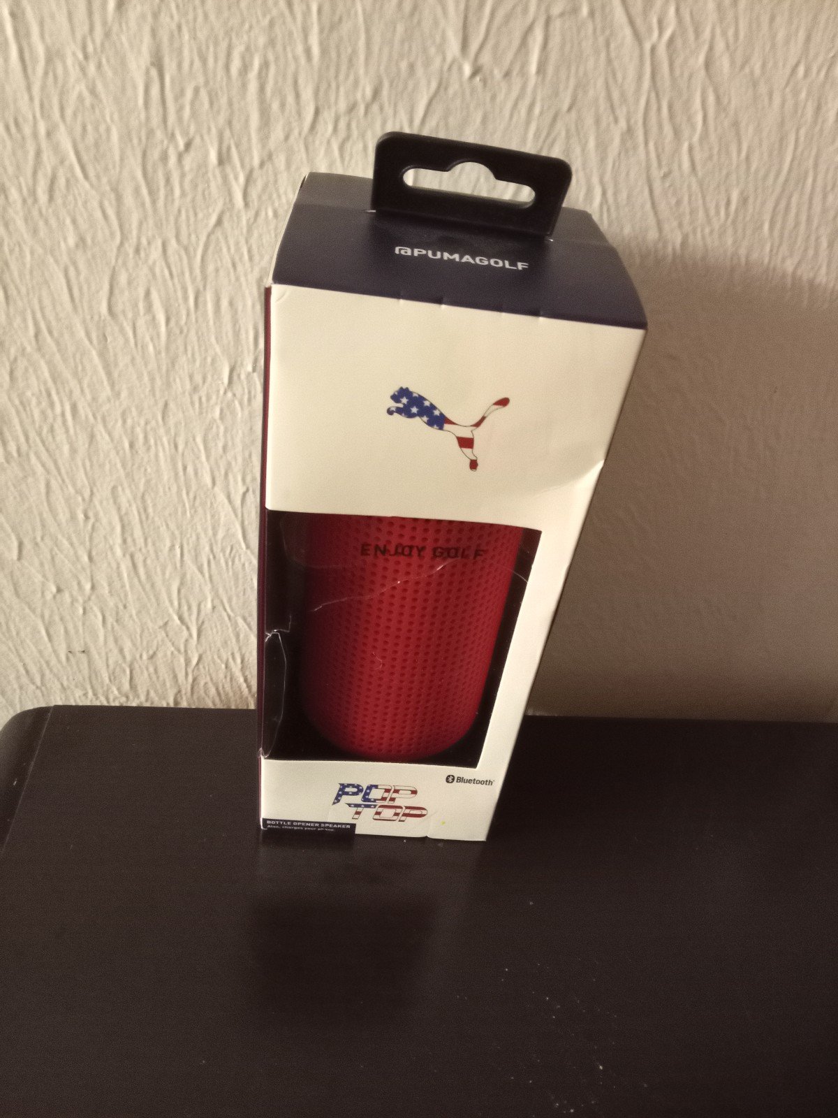 Pop top puma Bluetooth speaker with bottle opener