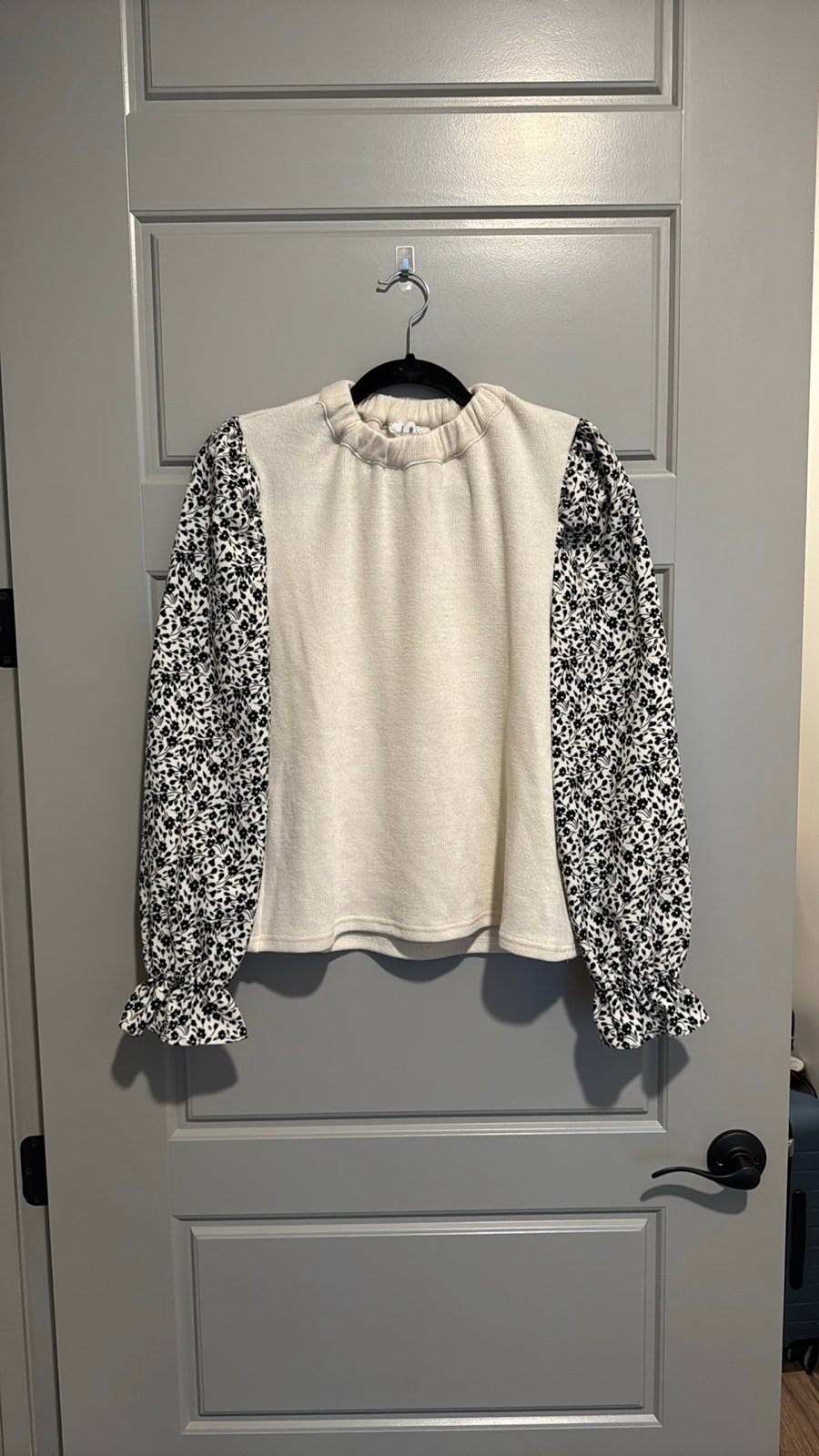 THML Cream Knit Top NWT