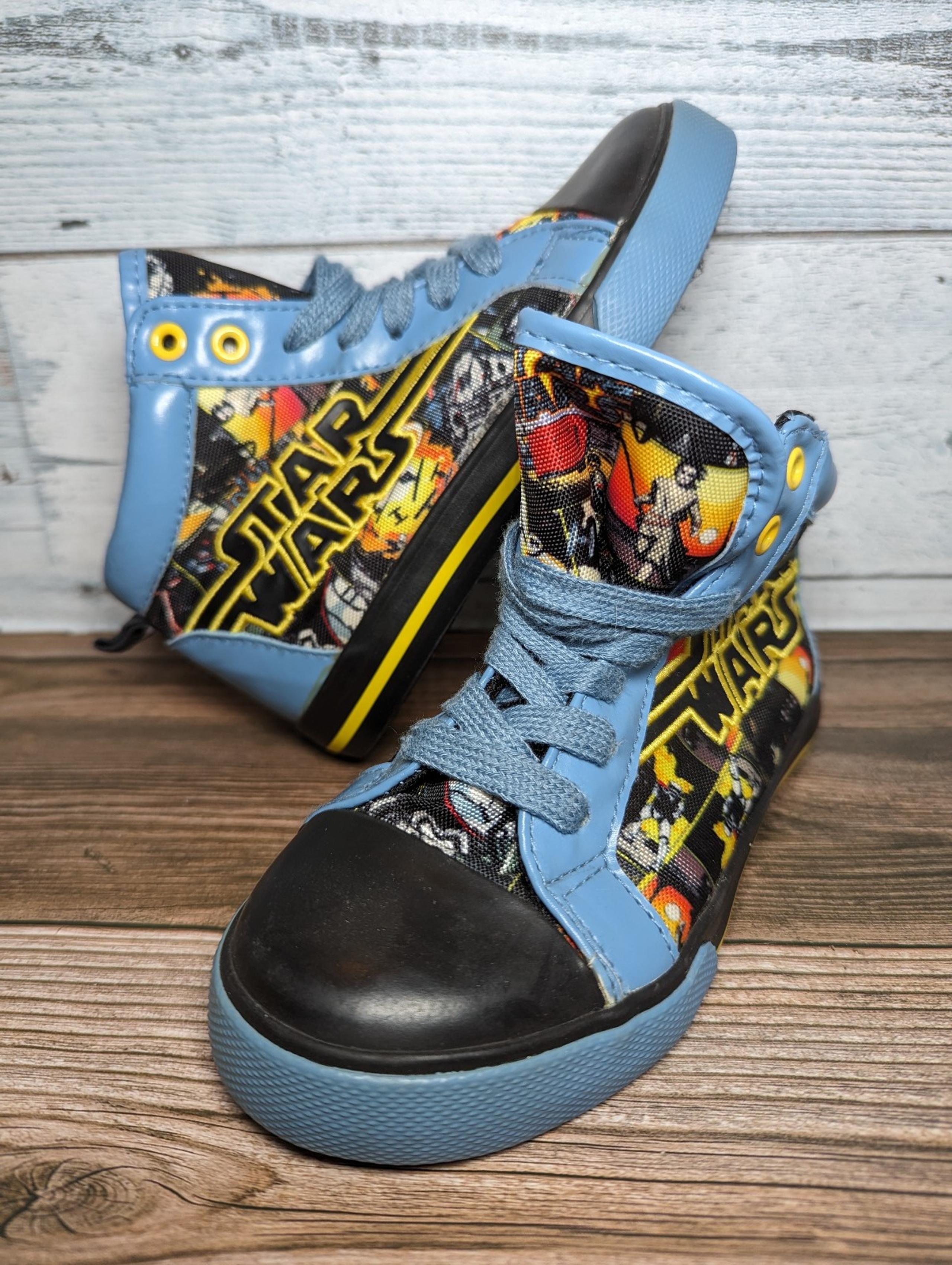 Disney Star Wars Kids HighTop Sneakers Size 12C Children’s Kids Shoes Toddler