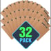 Clipboards, HERKKA 32 Pack Hardboard Office Clipboards Low Profile Clip Standard