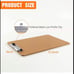 Clipboards, HERKKA 32 Pack Hardboard Office Clipboards Low Profile Clip Standard