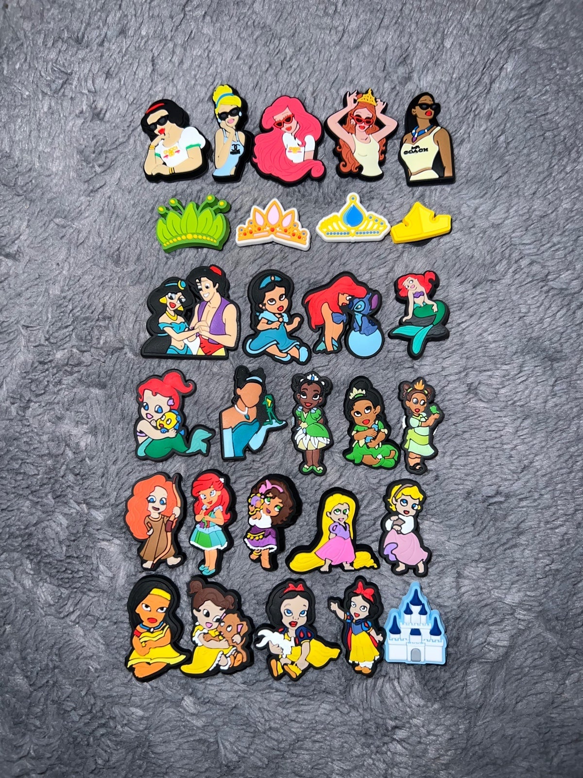 Princess Crocs Charms