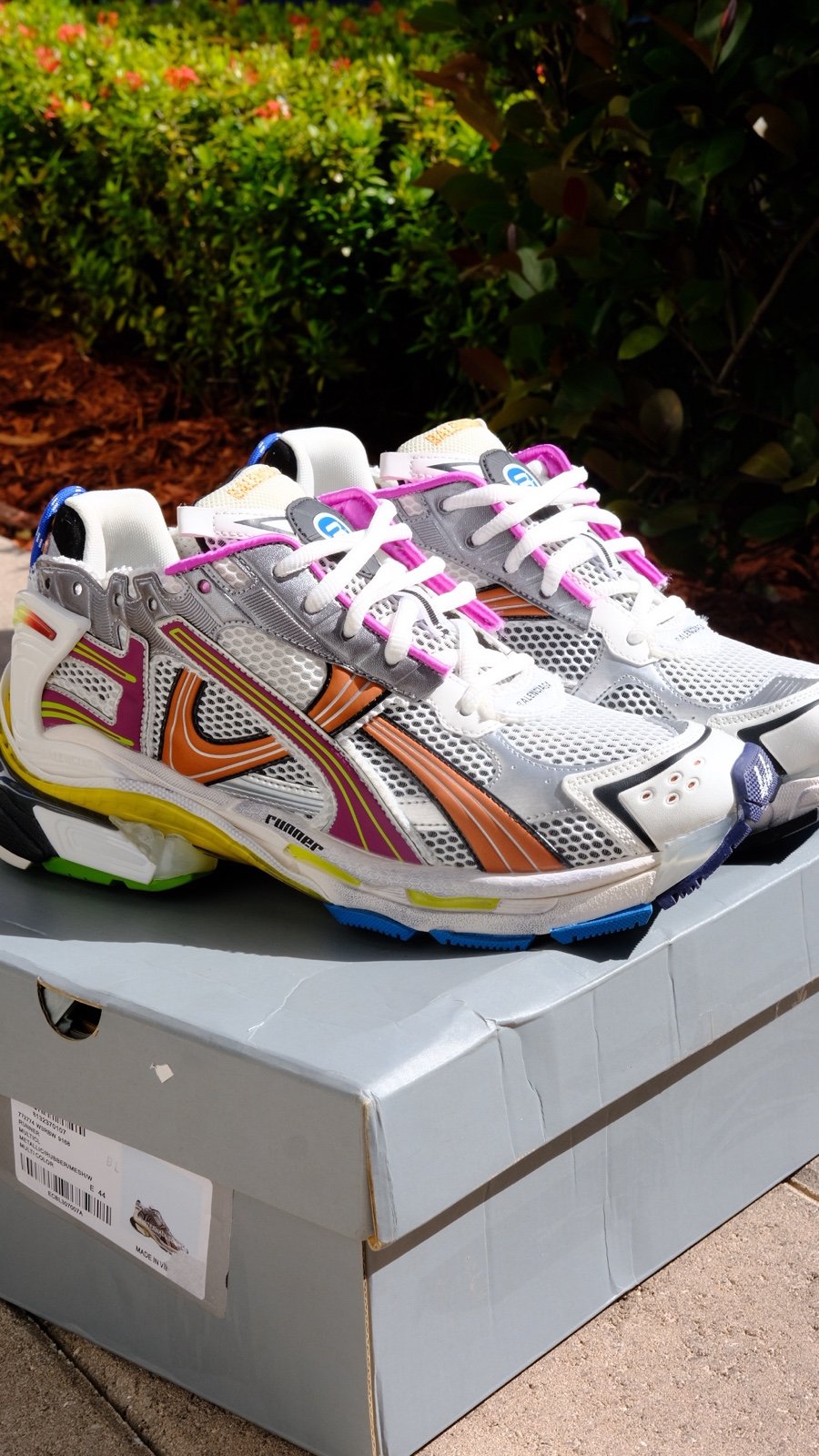 Balenciaga multi color runners
