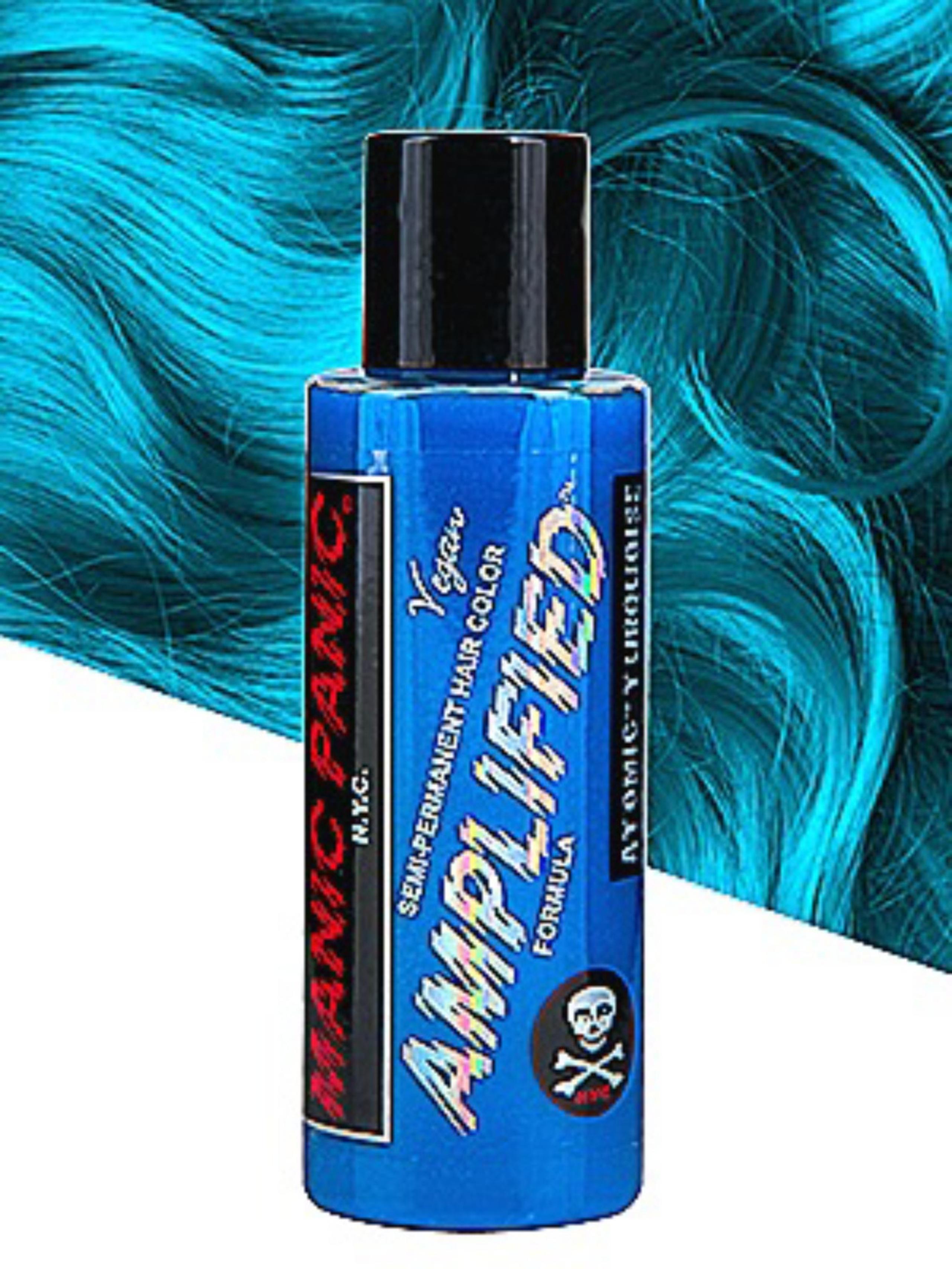 Manic Panic Amplified Atomic Turquoise Semi Permanent Hair Color, 4fl oz, NWT