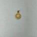 10K YELLOW GOLD EVIL EYE PENDANT