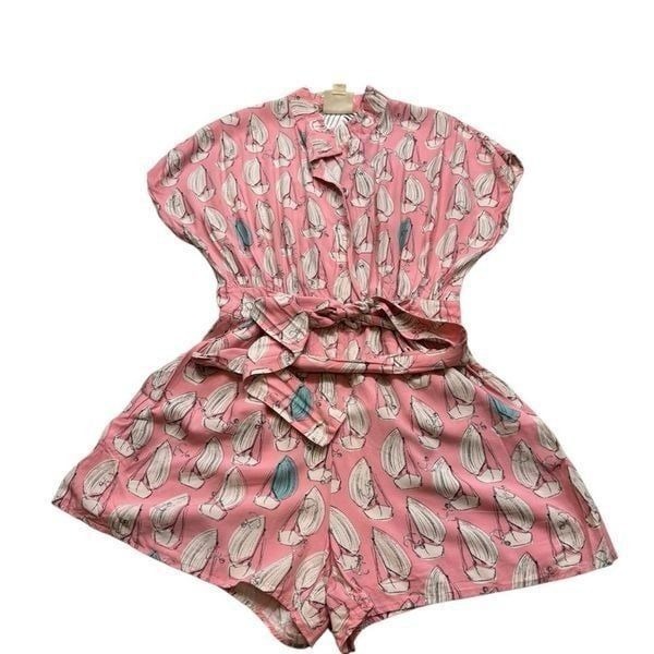 Mauve Brand Tourista Pink Sailboat Romper Size 6