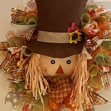 Fall Scarecrow wreath