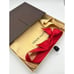 Authentic Louis Vuitton Dark Brown Gift / Wallet Box 7 3/8” x 5 3/8 + Dust Bag